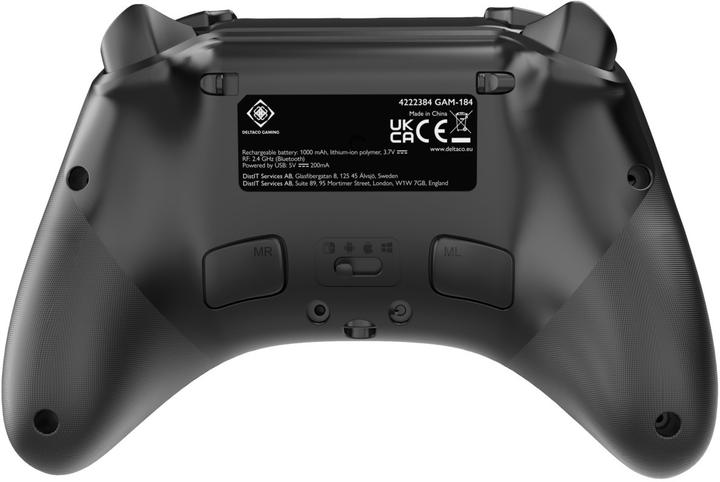 Actual product image Deltaco Gaming Controller Wireless (Switch, PC, Steam Machine, Switch OLED, iOS, Android)