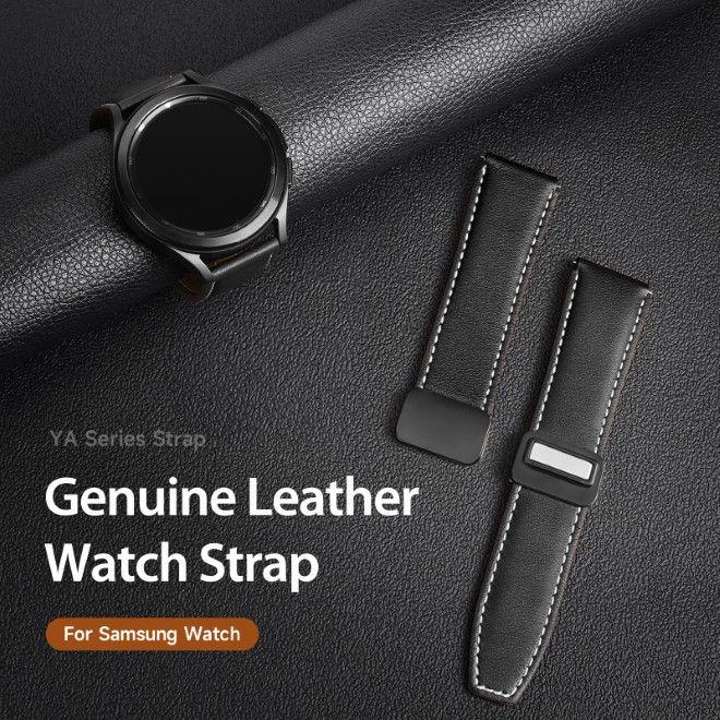 Actual product image Dux Ducis YA Series genuine leather strap (22 mm, Genuine leather, Galaxy Watch3 (45mm), Gear S3 Classic, Gear S3 Frontier)