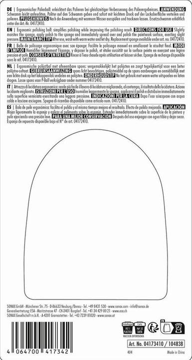 Actual product image Sonax P-Ball