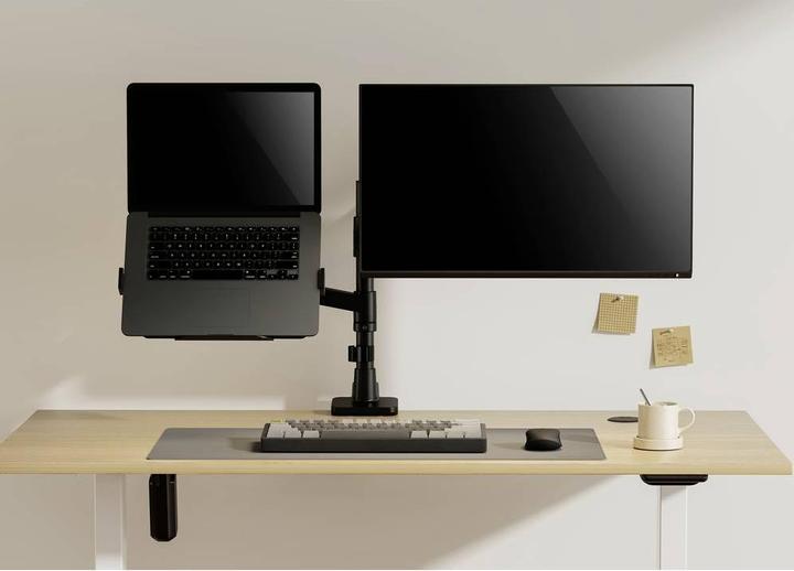 Actual product image SpeaKa Professional SP-MM-1000 single monitor stand 43.2 cm (17") - 124.5 cm ( (Table, 49.02")