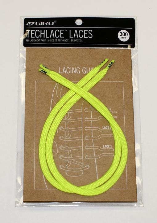 Giro Techlace Schnürsenkel Heben Sie die gelbe 270 mm