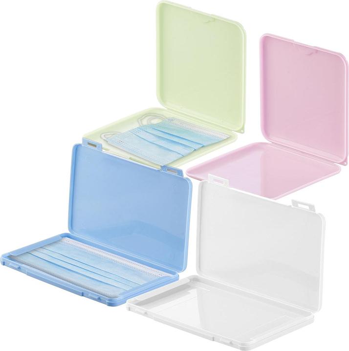 Actual product image Pearl Set of 4 mask storage cases