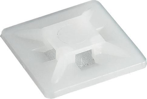Produktbild RND Electronics Kabelbinderhalter 5.5mm Weiss Polyamid 6.6 Packung à 100 Stück (Kunststoffkabelbinder, 28.60 mm, 100 Stk.)