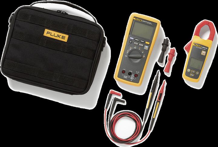 Wireless multimeter FLK-3000 FC - Wireless AC clamp module FLK-A3000 FC - Test leads TL175 - Crocodile clips AC175 - Padded carrying case - Batteries - Operating instructions.