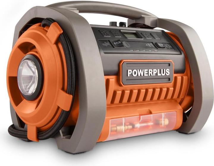 Produktbild Powerplus Dual Power Luftpumpe 20V + 220V (NO BATT.)