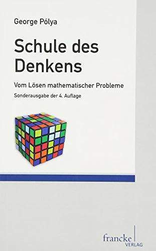 Actual product image Schule des Denkens (German, George Polya, Elisabeth Behnke, 2010)