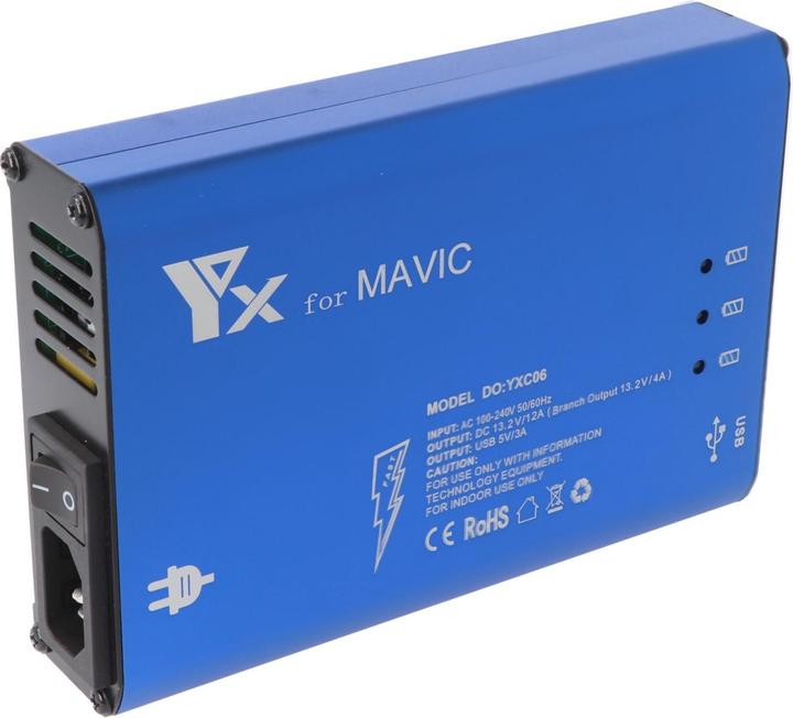 Actual product image AccuCell 5-in-1 Charger DJI Mavic Pro Drone, Mavic 2 Zoom