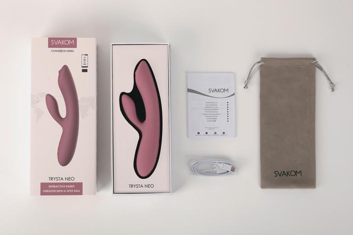 Produktbild Svakom Trysta Neo Rabbit GPunkt Vibrator Rosa
