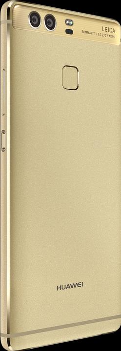 Actual product image Huawei P9 (32 GB, Gold, 5.20", Hybrid Dual SIM, 12 Mpx, 4G)