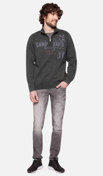 Produktbild Camp David Pullover Strickpullover Troyer (XL)