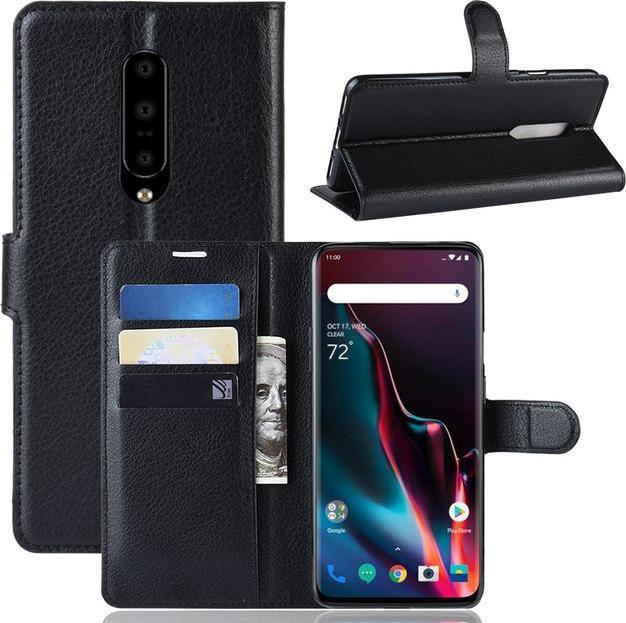 Image du produit MU Classic Série de couvertures de livres en cuir litchi (OnePlus 7 Pro)