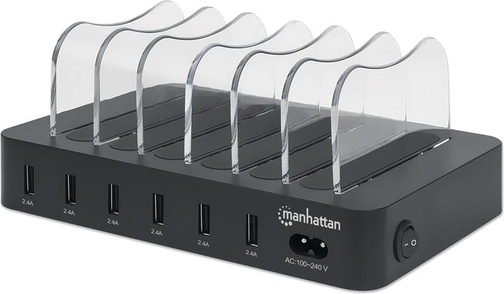 Manhattan 6-Port USB Charging Station (50 W)