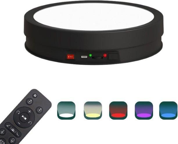Immagine prodotto MU Classic Giradischi elettrico a LED a 360° (Ulteriori accessori)