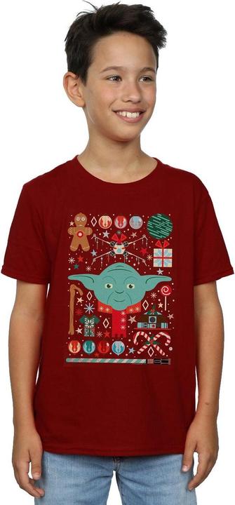 Image du produit Star Wars - T-shirt YODA CHRISTMAS - Garçon (152, 158)