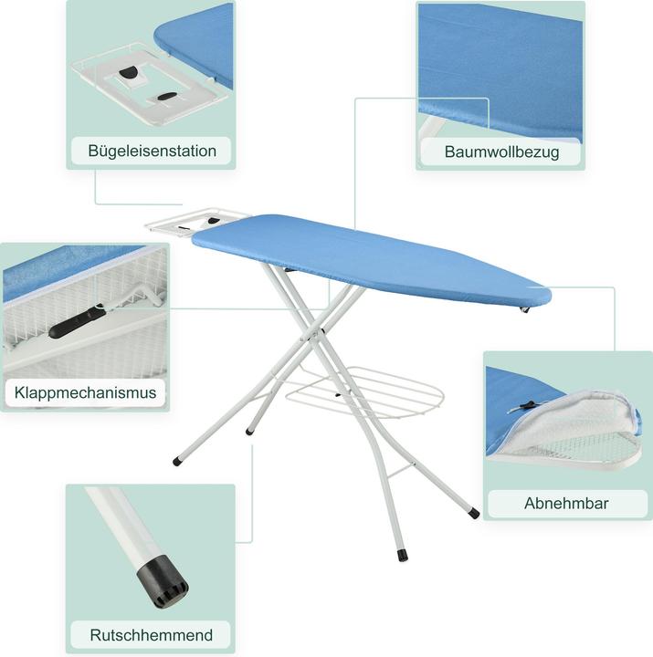 Actual product image Relaxdays Ironing table (120 x 38 cm)