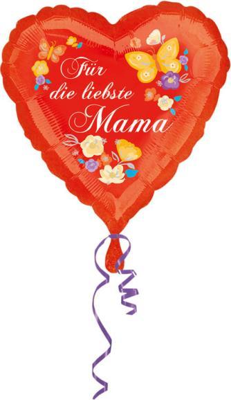 Produktbild Amscan FB *Für die liebeste Mama* 43cm (5 x)
