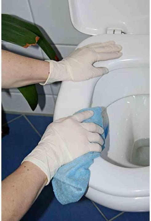 Produktbild Kerbl Handschuhe Latex Gr.M leicht gepudert,VE:100St. (M)