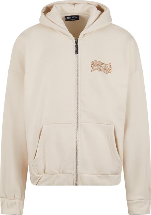 Dropsize Heavy Oversize Mirrored Logo Zip-Hoodie - 124653 (L)
