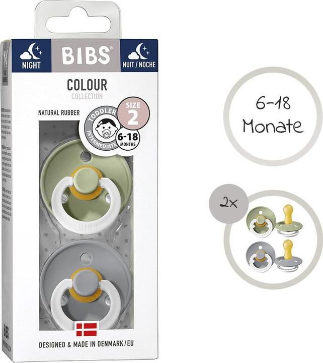 Actual product image Bibs Colour Pacifier (2 x, 6 - 12 M.)