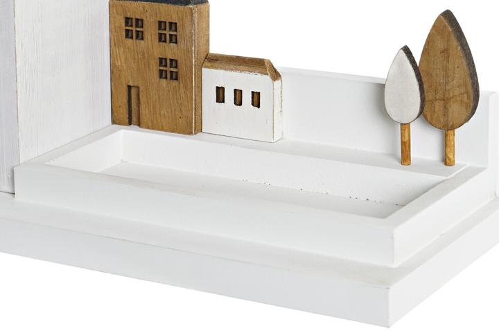Actual product image DKD Home Decor Multipurpose organiser Pencil White Brown Wood Metal 30 x 40 cm 28 x 11 x 14 cm