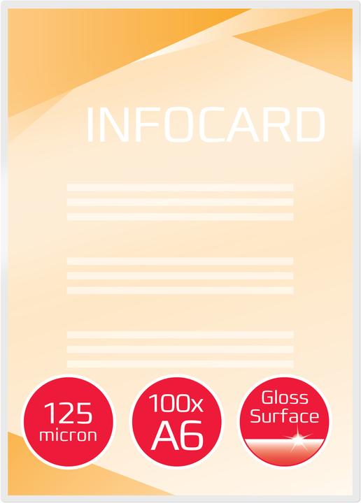 Image du produit GBC Feuille de plastification (A6, 100 pièce(s), 125 µm)
