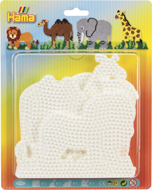 Immagine prodotto Hama Perlen Spilla Pl. Leone/Cammello/Elefante/Giraffa