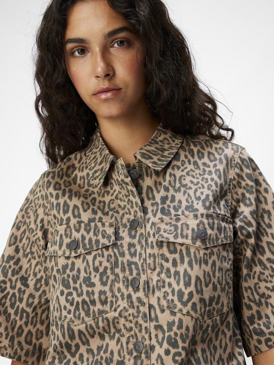 Image du produit Object Mini-robe à imprimé léopard (S)