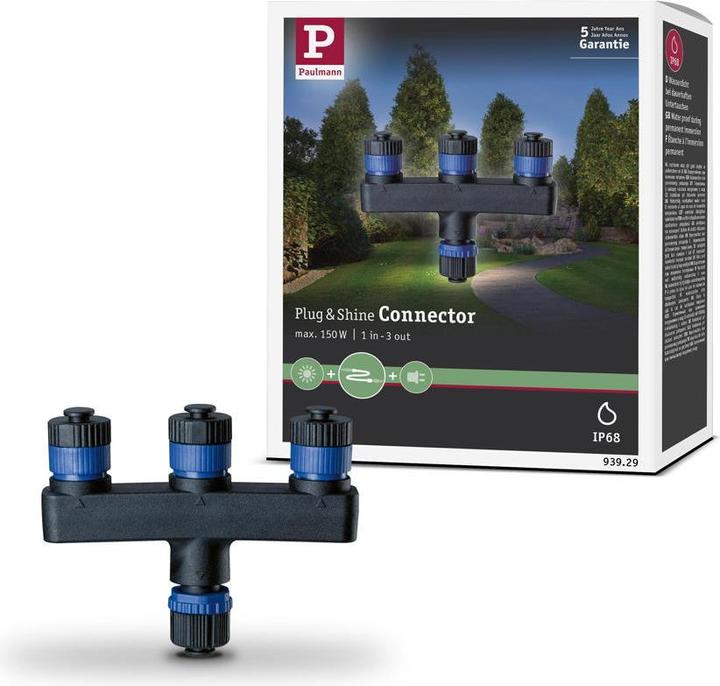 Produktbild Paulmann Outdoor Plug & Shine Verteiler 1 in-3 out