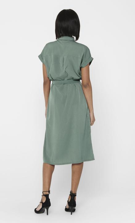 Image du produit Only Robe chemisier avec ceinture à nouer (36)