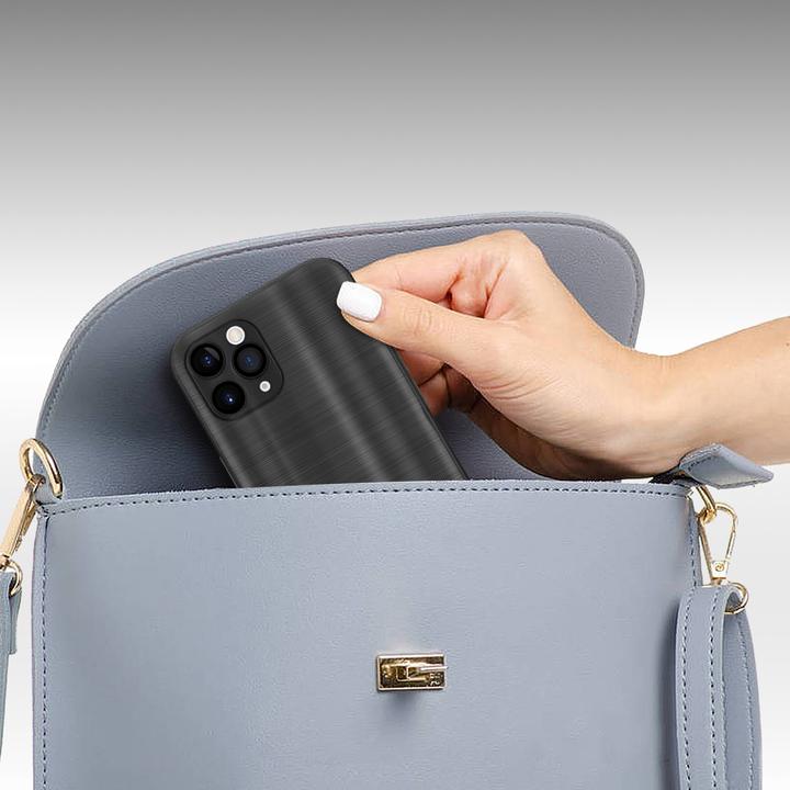 Produktbild Cadorabo Hülle für Apple iPhone 11 PRO im TPU Brushed Kameraschutz LM160 Style (Apple iPhone 11 Pro)
