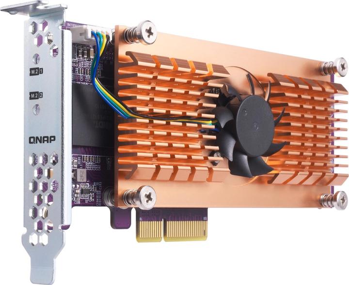 Actual product image QNAP DUAL M.2 22110/2280 SATA SSD