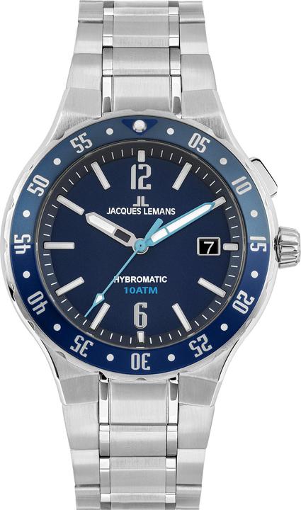 Actual product image Jacques Lemans Herrenuhr Hybromatic (Chronograph, 42 mm)