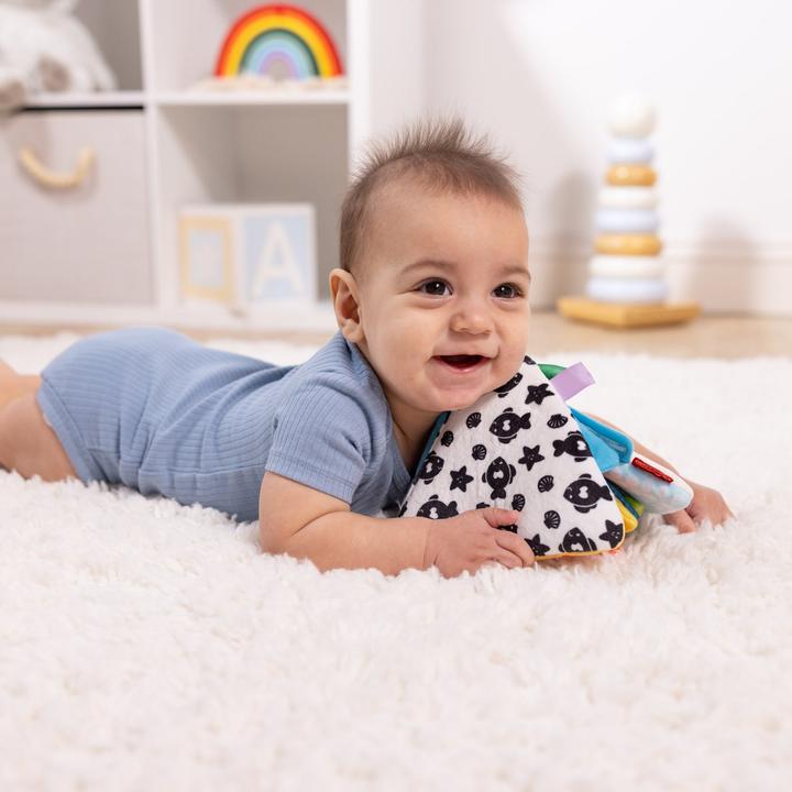 Actual product image Melissa & Doug Ocean Tummy Time Triangle (50744)
