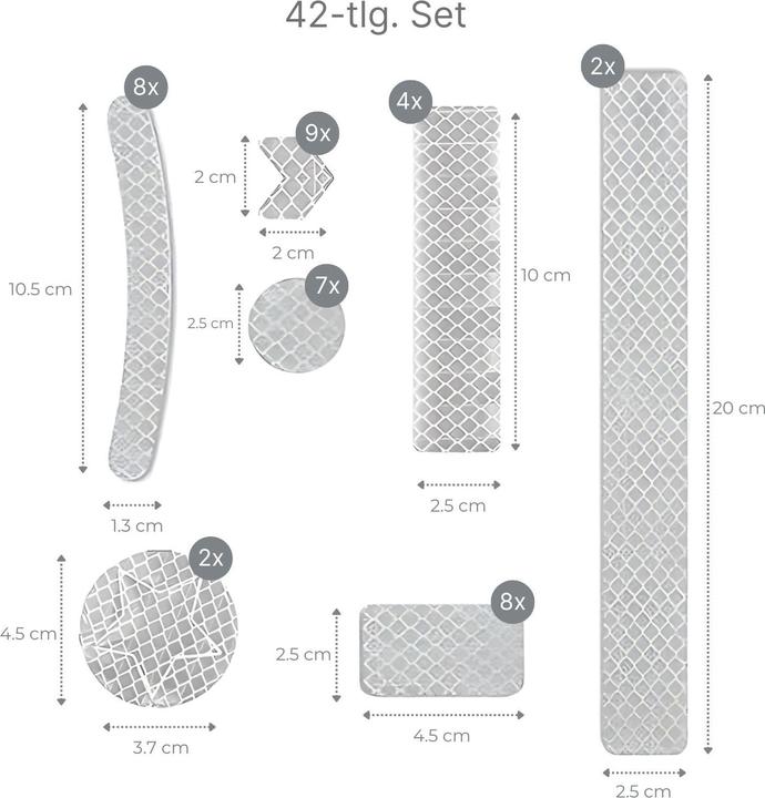 Produktbild Hermex Leuchtaufkleber