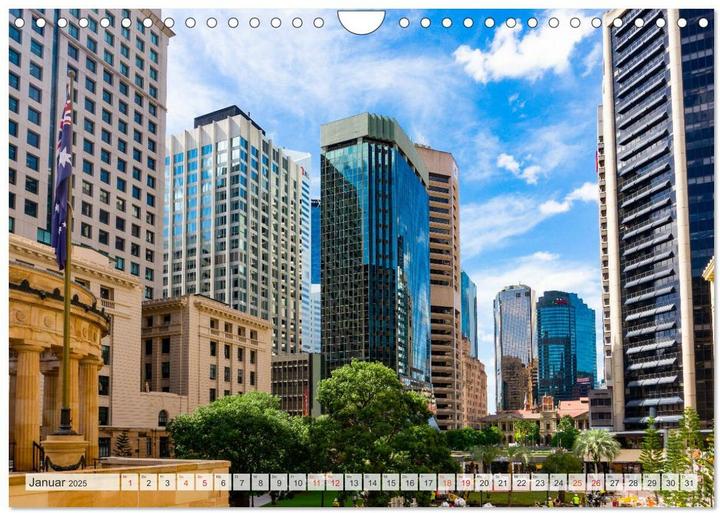 Produktbild Australien Metropolen (Wandkalender 2025 DIN A4 quer), Monatskalender (A4, Deutsch)