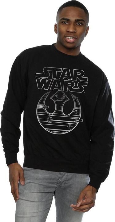 Immagine prodotto Star Wars The Last Jedi Resistance Logo Metallic Felpa Uomo (XXL)