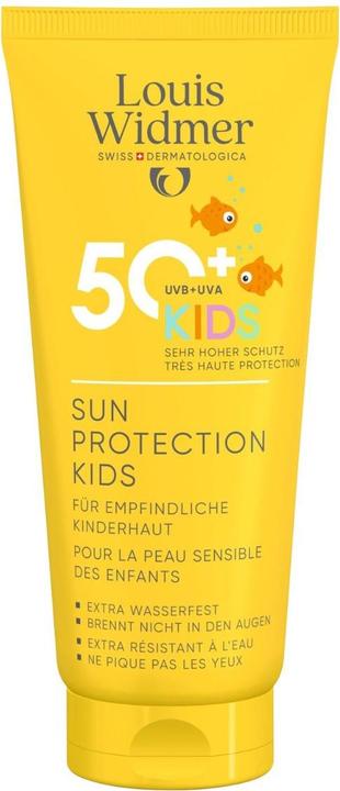 Actual product image Widmer Louis Sun Protection Kids LSF50+ ohne Parfum 100 ml (Suntan cream, SPF 50+, 100 ml)