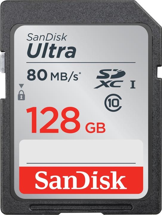 SanDisk Ultra U1 (128 GB, SDXC, U1, UHS-I)