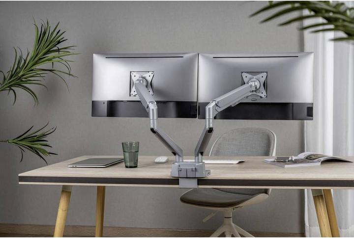 Actual product image SpeaKa Professional SP-MM-800 2-way monitor desk mount 43.2cm (17/ ) - 81.3cm (32/ ) Integrated (Table, 32.01")