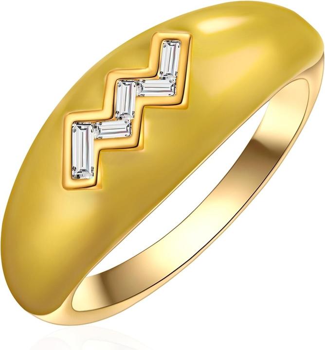 Image du produit Glanzstücke München Bague femme signe astrologique Verseau - 35970 (48, Argent 925)