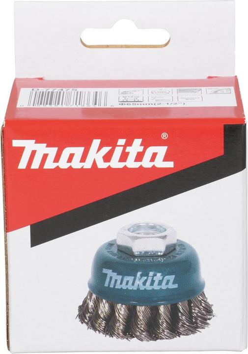 Actual product image GCS MAKITA SZCZOTKA GARNKOWA M14 65mm/0.5mm INOX