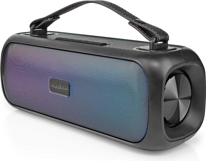 Nedis Bluetooth® Party Boombox 4,5 ore 2,0 30 W Riproduzione multimediale: AUX/USB Collegabile IPX5 (4.50 h, Corrente elettrica)