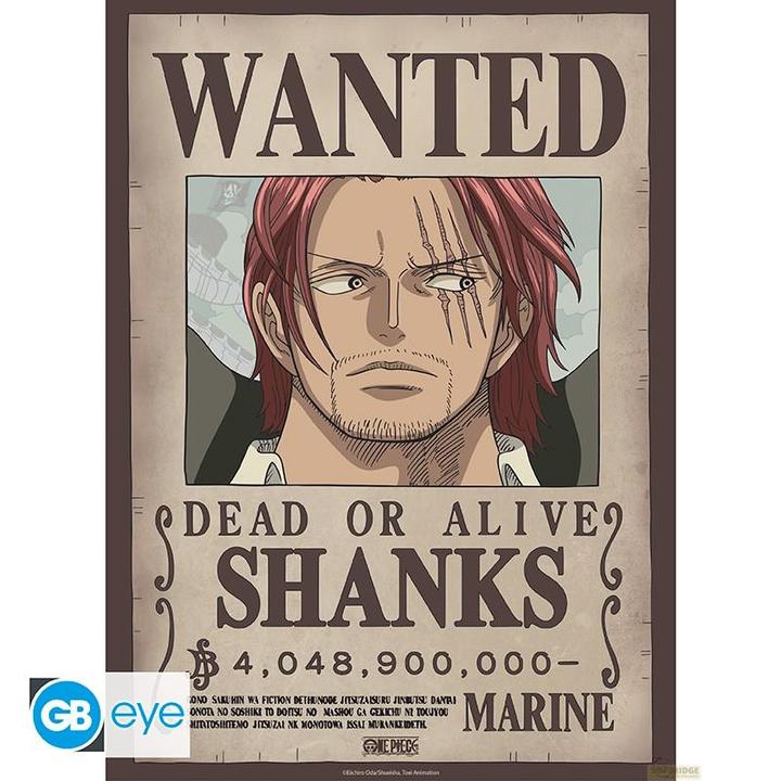 Image du produit ABYstyle One Piece - Wanted Shanks & Teach (52 x 38 cm)