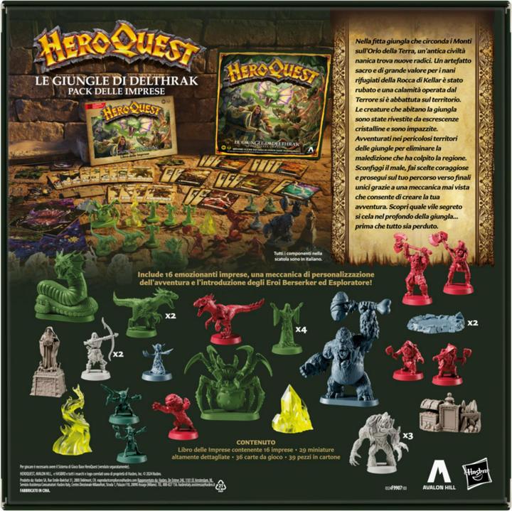 Produktbild Hasbro Avalon Hill, Heroquest, Le Giungle di Delthrak