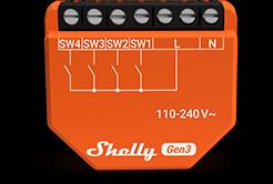 Produktbild Shelly i4 Gen3 (Schaltaktor)