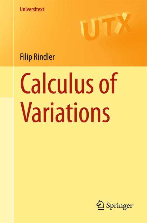 Produktbild Calculus of Variations (Filip Rindler, 2018)