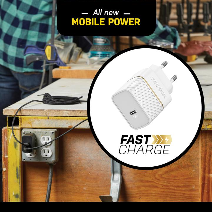 Immagine prodotto OtterBox EU GaN Caricabatterie a parete Fast Charge (30 W)