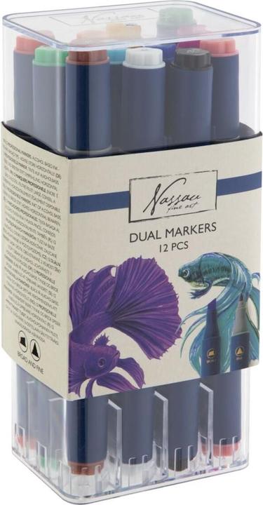 Actual product image Grafix Dual markings 12pc Nassau (Transparent, 12 x)