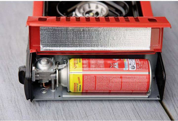Actual product image Rothenberger Industrial Gas Camping Stove Gourmet Piezo RS 220 1500003730 Stainless Steel