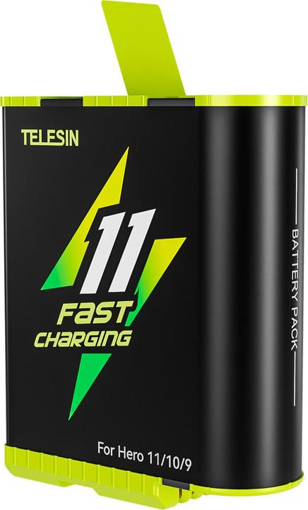 Immagine prodotto Telesin Batteria a carica rapida per GoPro Hero 11/10/9 GP-FCB-B11 (GoPro Hero 9)